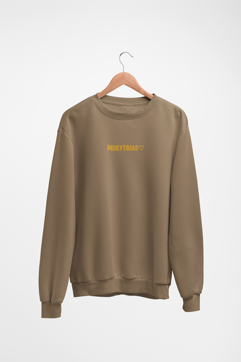 Army Unisex džemperis be gobtuvo "Mokytojas su širdele". Mažas užrašas.